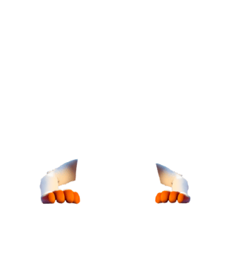 mains du chien