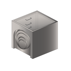 Fond 1000×1000 – H1000 – 3 échelons – 1380 kg avec réservation