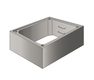 Elément 1000 x 1500 – H600 – 2 échelons – 950kg