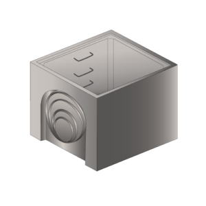 Elément de fond 1200×1200 – H1000 – 3 échelons – 2005kg