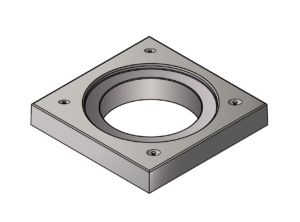 Tête 1200×1200 avec trou Ø800 – H200  – 470KG