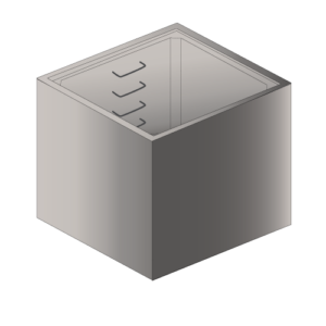 Elément de fond 1500×1500 H1500 SANS RESERVATION- 4 échelons 4154kg