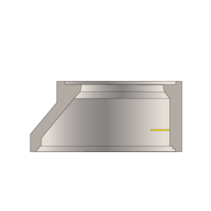 Cone réducteur excentré Ø1000 – H450 – 1 échelon – 416kg