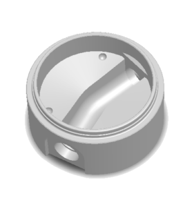 Cunette EU PRO Ø800 – 22° – 160 PVC/150 FTE