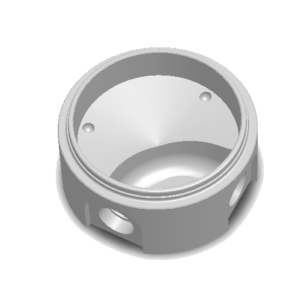 Cunette EU PRO Ø800 – 90° – 160 PVC/150 FTE