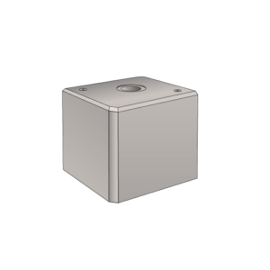 Massif Provisoire Carré à trou central (Ø19/16) – 550 kg