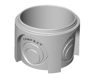 Fond plat EP UNIVERSEL COMPACT Ø800 – H600 – Emb. Standard