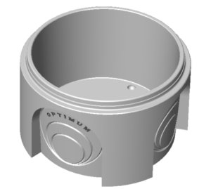 Fond plat EP UNIVERSEL OPTIMUM Ø1000 – H650 – Emb. Standard