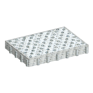 Dalle podotactile NF TACTILGRIP 6 – 42x60x6cm – Blanc Fjord