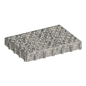 Dalle podotactile NF TACTILGRIP 6 – 42x60x6cm – Granit Gris Tarn