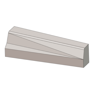 Raccord droit CITYBUS ACCESS®/T2 – Gris Béton