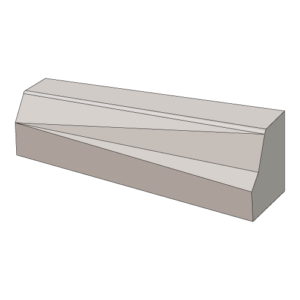 Raccord gauche CITYBUS ACCESS®/T2 – Gris Béton