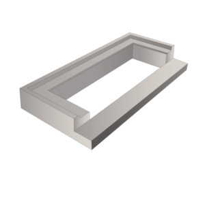 Dalle PLUVIOSAFE RECTANGULAIRE pour grille 750×300