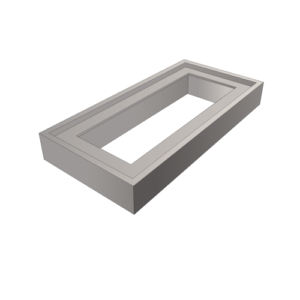 Elément droit PLUVIOSAFE RECTANGULAIRE – H10 cm – 50kg