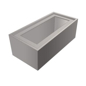 Elément droit PLUVIOSAFE RECTANGULAIRE – H30 cm -145kg