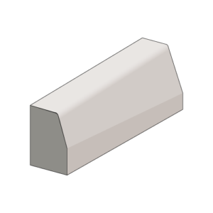 Raccord gauche CITYBUS T4H/T2 – Gris Béton