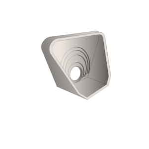 Tête de pont H130 cm