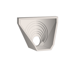 Tete de pont H160 cm