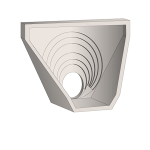 Tête de pont H220 cm