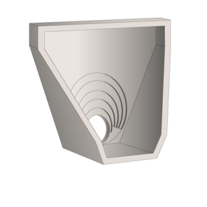 Tête de pont H270 cm